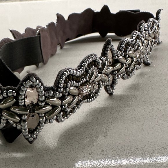 Altar'd State Silver Gem Rhinestone Belt - NEW - Picture 3 of 7